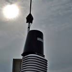Stazione meteo installata nel vigneto della Tenuta Cabutto